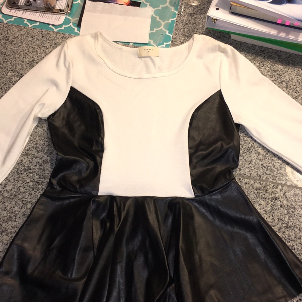 Every black and white peplum